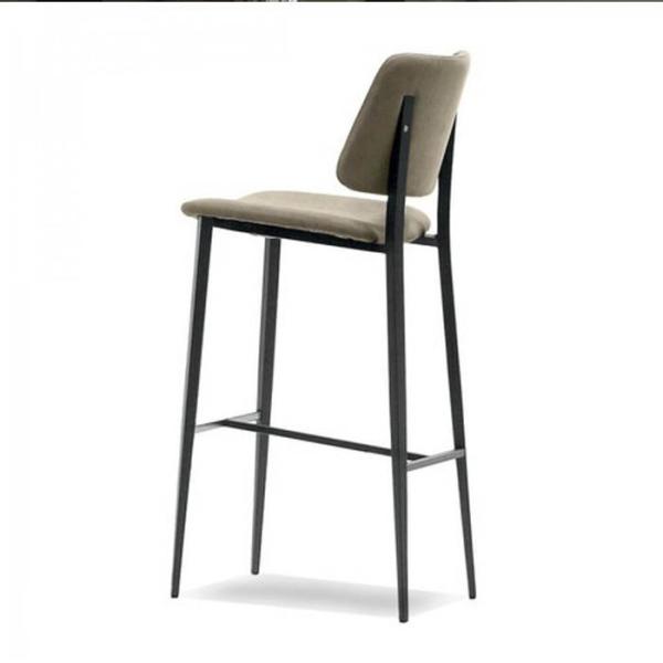 Commercial Joe Bar Modern Bar Chairs With Metal Frame 42.5 H X 17.3 W X 20.5 D