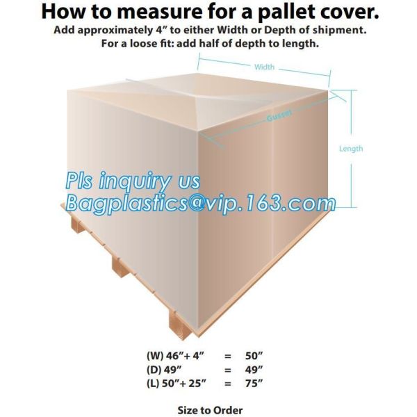 Gusset Pallet Covers-Box Liner, Wrapping Top Pallet Cover, Airport Luggage Cover, Pallet Cap Sheets, Pallet Bags
