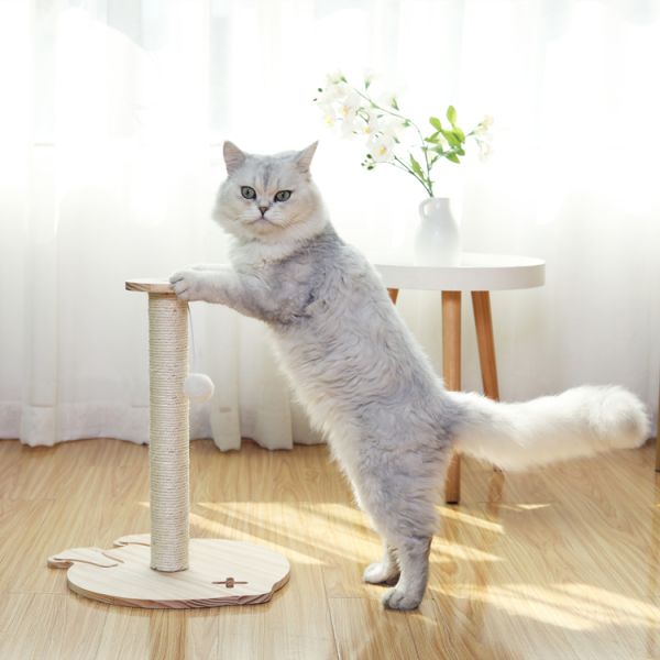 Pet Toys Sisal Rope Scratch Posts Cat Tree Scratcher Post for Indoor Cats and Kittens