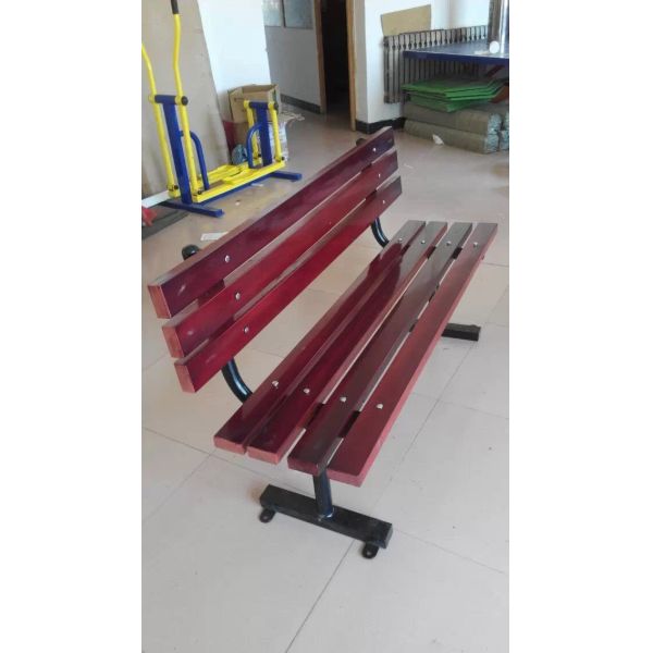 long chair for people to free in the park or distric wood and steel YGSP-077TJ