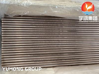 Copper Nickel Alloy Tube ASTM B111  C70600 / CuNi10Fe1Mn, Heat Exchanger / Condenser/Cooling Application