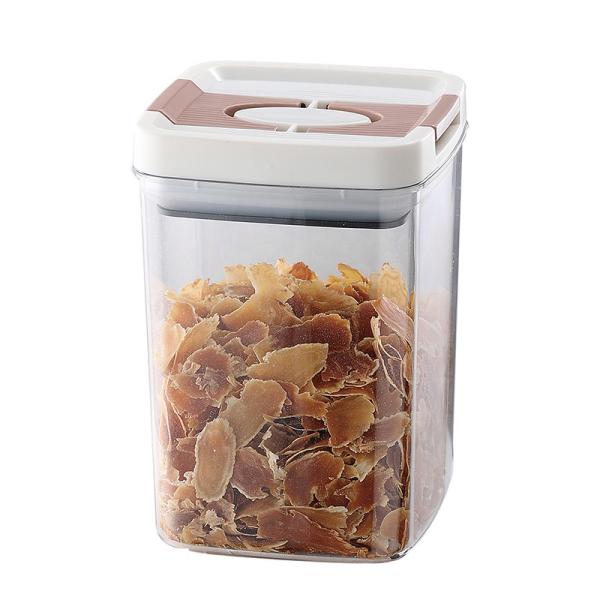 Clear BPA Free 6-Piece Set Air Tight Easy Open Lids Cereal Seal Pot Dry Food Storage Containers