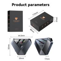 Analista de alcohol portátil ABS con sensor de alcohol de pila de combustible electroquímico