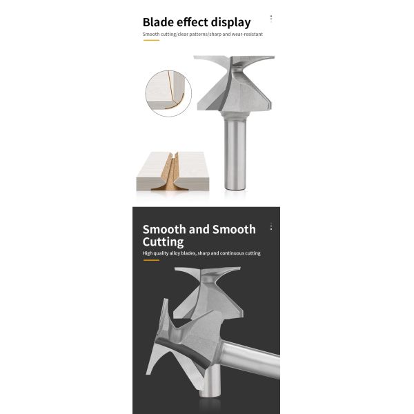 Yingba  Carbide Arc Industrial Knife Bending  Integrated Forming Tool for Wooden Doors and Wall Reasonable Price
