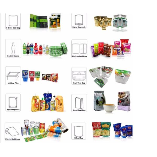 One Side Transparent Aluminum Foil Food Standing Bag Polyester Plastic Zipper Lock Nut Dried Fruit Package
