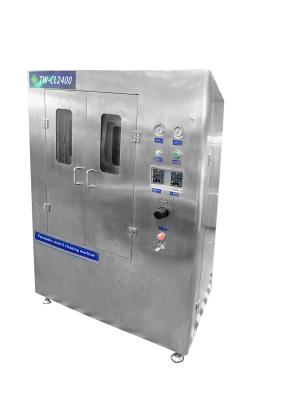 Equipamento de limpeza de câmara dupla para ecrãs, estênceis, ecrãs de borracha, ecrãs microporosos e outras placas de estênceis