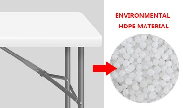 6ft Lightweight Round Outdoor Table And Chairs White Plastic Rectangular Folding Table