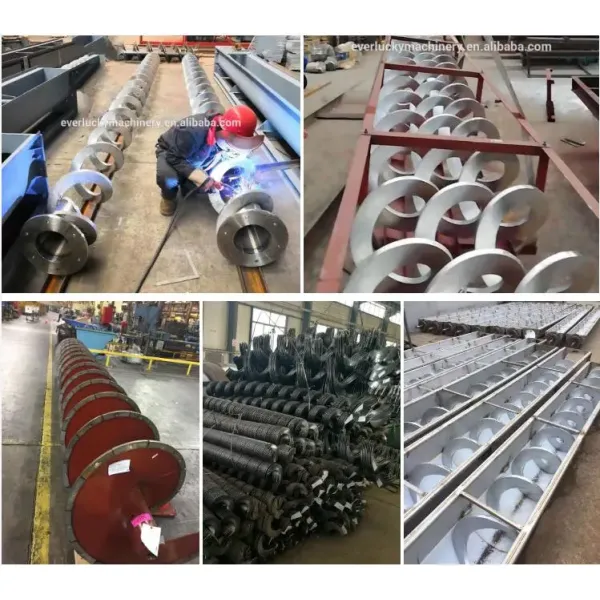 Steel Auger Flight Spiral Blade