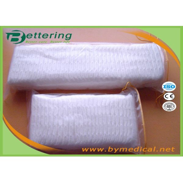 100% Pure Cotton Zig Zag Cotton Wool Roll , Absorbent Cotton Wool Pleat