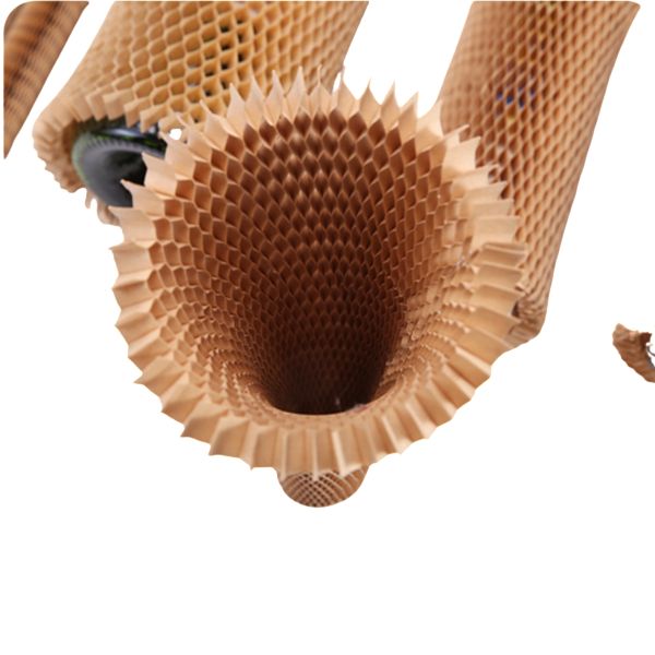 Recycled  10CM Honeycomb Paper Sleeves Wrap Delicate Items Waterproof Paper Sleeve