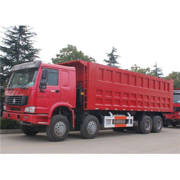 12 Wheeler HOWO 8x4 Dump Truck 50 Ton 40 Ton Large Capacity 3 Axles ISO 9001 Certified