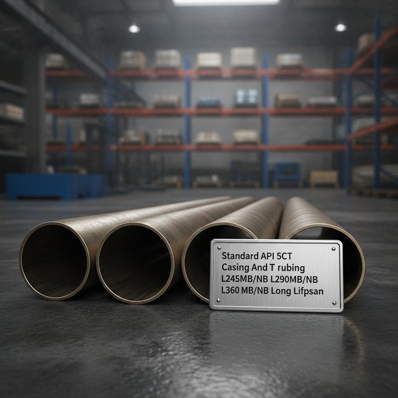API 5CT Casing and Seamless Oil Pipe with L245MB/NB Grade Copper Coated for Long Lifespan