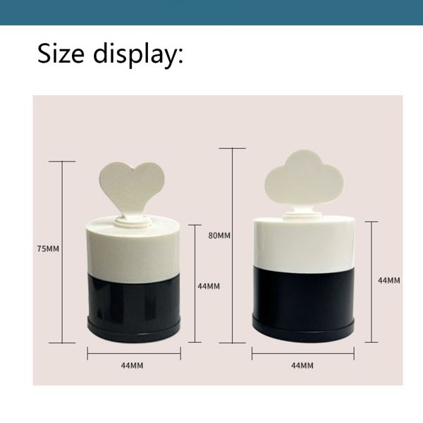 Cosmetic packaging 4g hairline powder cream hair seam repair and concealing shadow filling powder with cloud brush