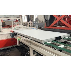 High Efficiency Drywall Strip Cutter / Gypsum Board Sawing Line Dust Free