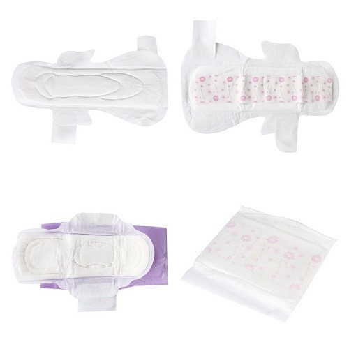 Disposable 280mm Pure Cotton Sanitary Pads For Sensitive Skin