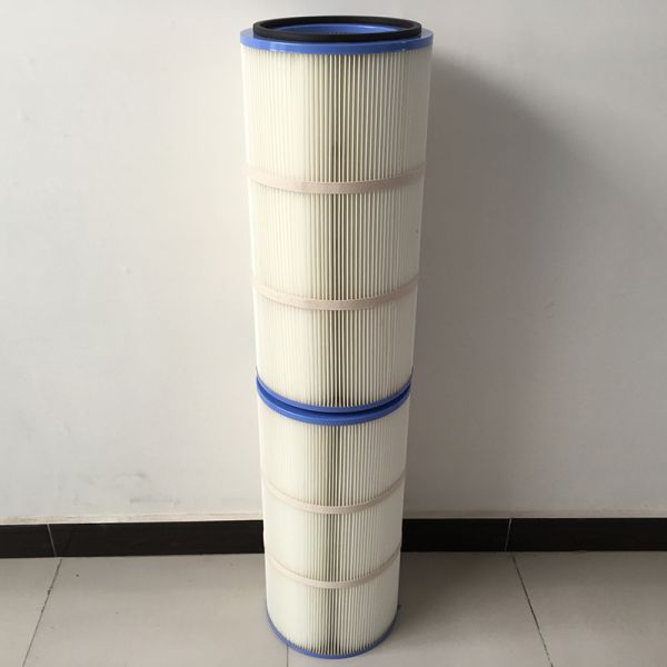 Polyester Dust Collector Industrial Dust Filter Cartridge Anti Static Blasting