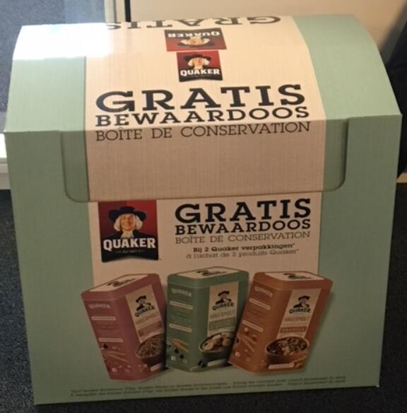 Biodegradable / Recycable Corrugated Cardboard Display Box For Pre - Filling Tincans