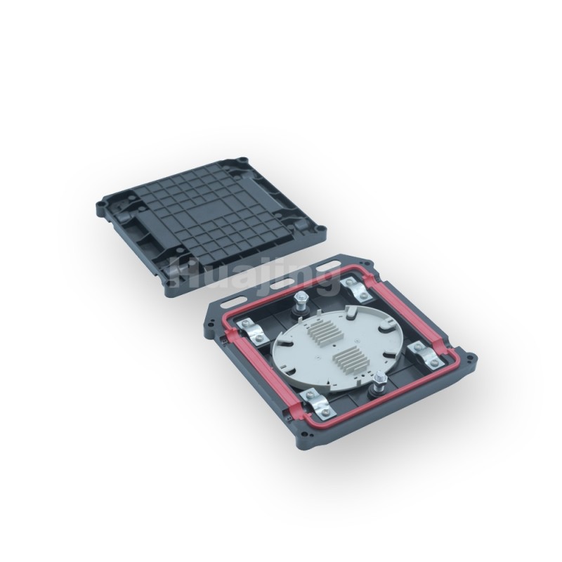 4 Ports Flexible In Line Splice Closure For Optical Fiber Cable 16 Cores Capacity