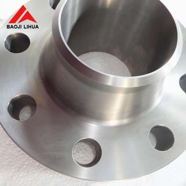 Gr2 Gr7 Gr12 Titanium WN Welding Neck Flange For Chemical Industry