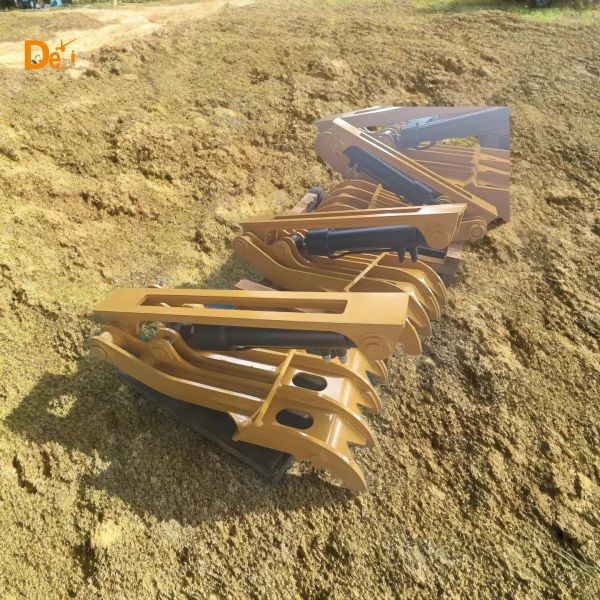 Godet hydraulique à pouce en acier allié à haute résistance pour pièces de rechange d'excavatrice