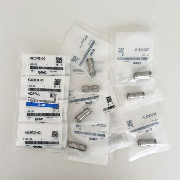 SMC Junções Acessórios pneumáticos para tubos KQG2H08-00 SS Acessórios pneumáticos