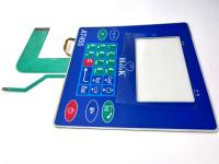 Impression d'écran clavier à membrane personnalisé Circuit conducteur en argent avec une hauteur de 1,25 mm