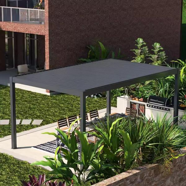 Stylish And Functional Outdoor Aluminium Pergola  For Your Garden Custom Made