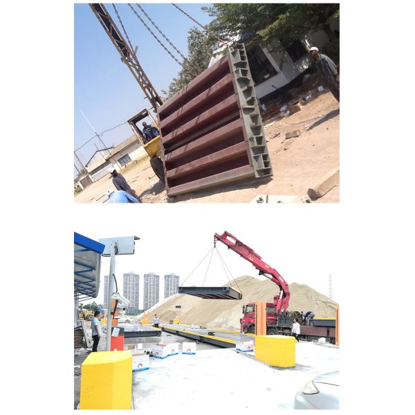 Heavy Duty Pitless Type 150 Ton Digital Weighbridge Truck Scale