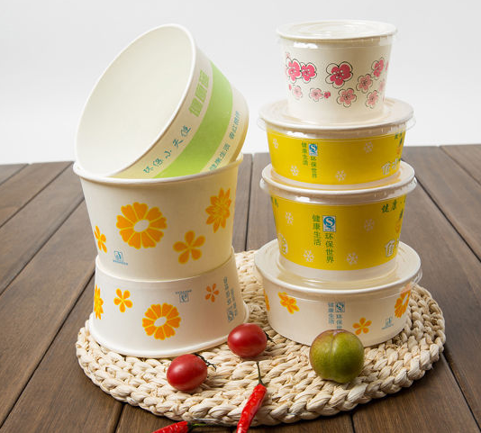 La certificación de la UE LOS E.E.U.U. FDA aprobó el papel blanco de 210gsm Kraft para el cuenco de ensalada