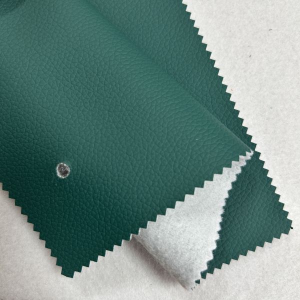 Soft Embossed PVC Leather Fabric with Plush Velvet Backing and Waterproof Features for Car Seats and Sofas