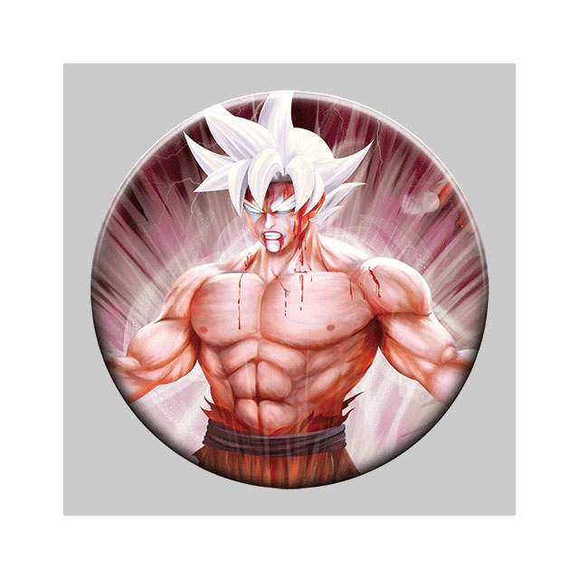 Штыри аниме сальто 3D круга 5x5cm линзовидные с Goku