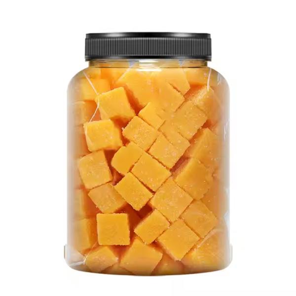 OEM Halal Fruit Flavored Gummies Cubes Mango Soft Jelly Candy Sweets