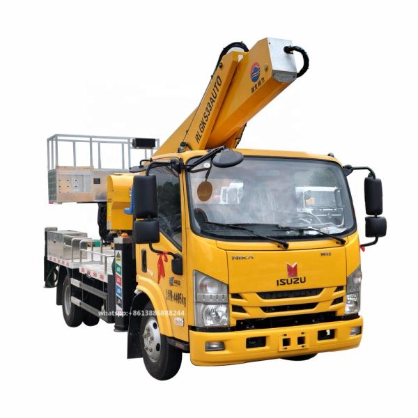 NIKA 4*2 Single Row  High-altitude Operation Truck  Telescopic Aerial Work Platform   High Lifting Lorry