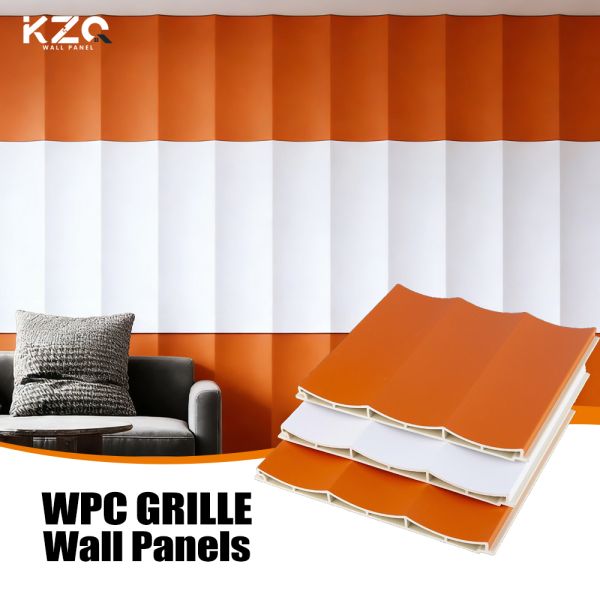 WPC Waterproof Wood Wall Paneling Interior Decor Wall Panel For Dinning Room
