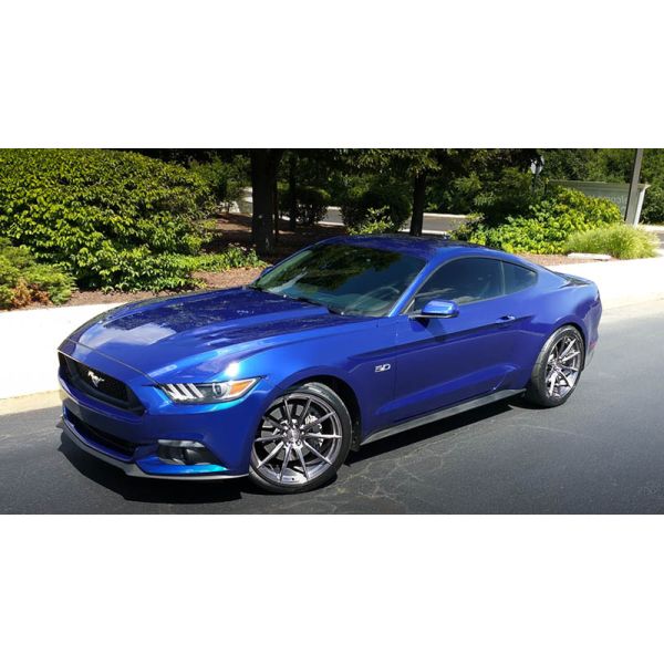 Rodas forjadas de prata escovadas da liga de alumínio para competir