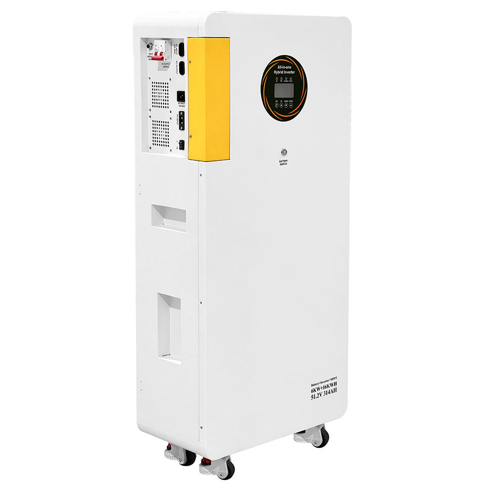 16kWh 6kW All In One LiFePO4 Energy Storage Battery With 9kW PV Input