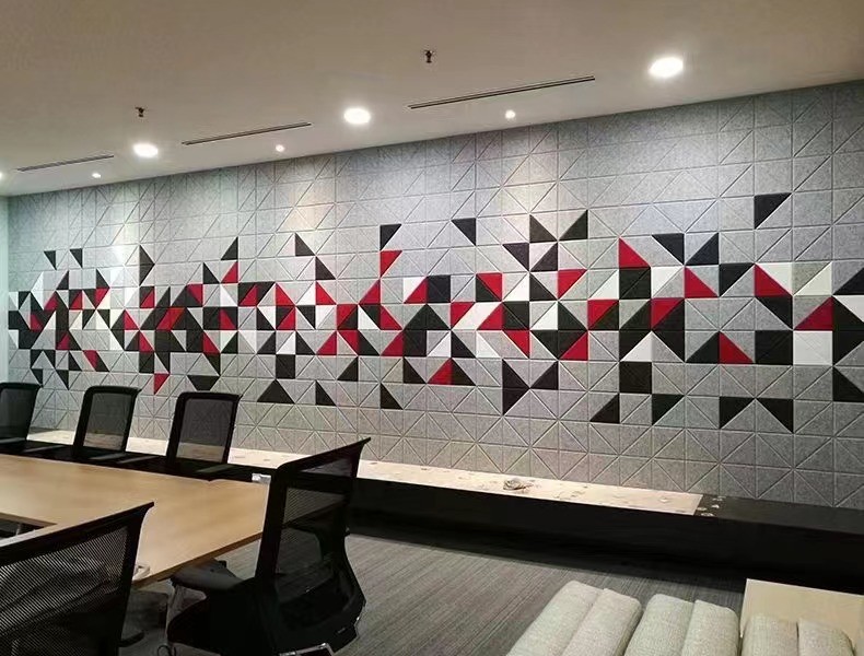 Панель 9mm полиэфирного волокна Eco дружелюбная чувствуемая акустическая 12mm