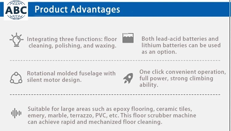 Высокоэффективная коммерческая электрическая машина для очистки керамической плитки