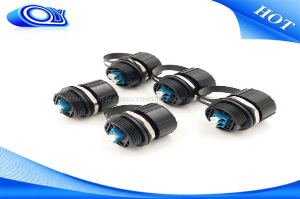 Outdoor Waterproof Cable Connector ODVA - LC UPC / SC APC Optical Fiber Parts