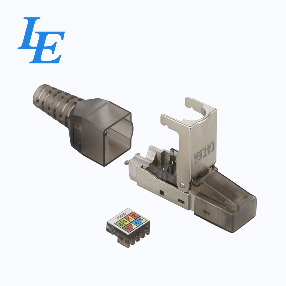 Штепсельная вилка 26AWG сети Ftp Toolless Ce Rj45 Cat6a модульная