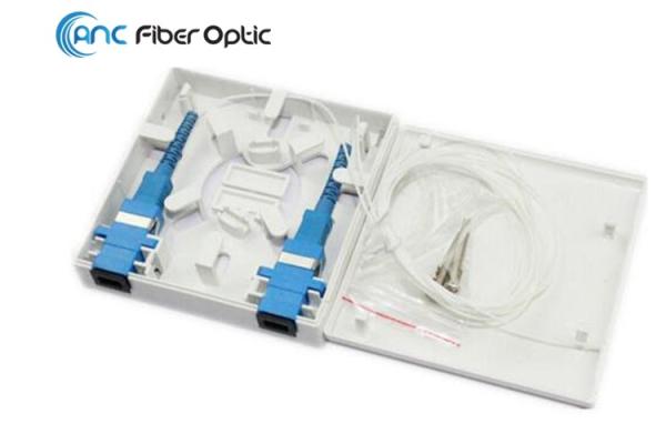 2 Port Fiber Optic Termination Boxes SC Simplex SM MM FTTH Fiber Optic Wall Plate Outlet