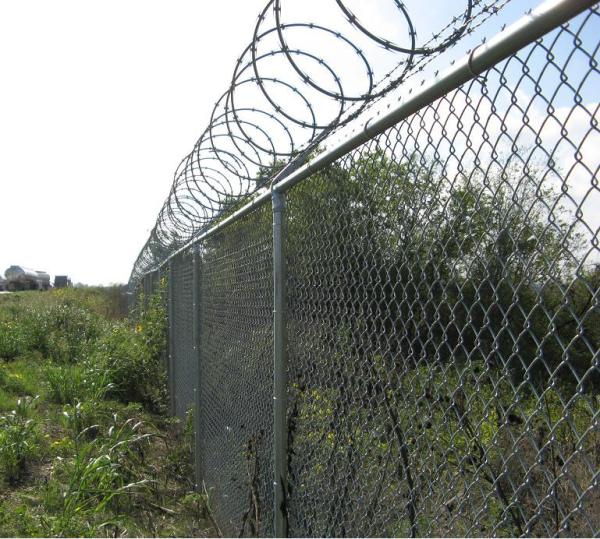 galvanized chain link fence Panels 1.8mx10x50mmx50mm2.5mm, 29kg from  . Victoria 