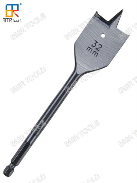 BMR TOOLS Industrial Spade Paddle Flat drill 25mm Flat Wood Drill Bits High-Carbon Steel