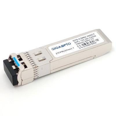 12G SDI CWDM Transmitter SFP+ Tx 1270~1450nm DFB Transmitter 20KM LC DOM MSA Pinout