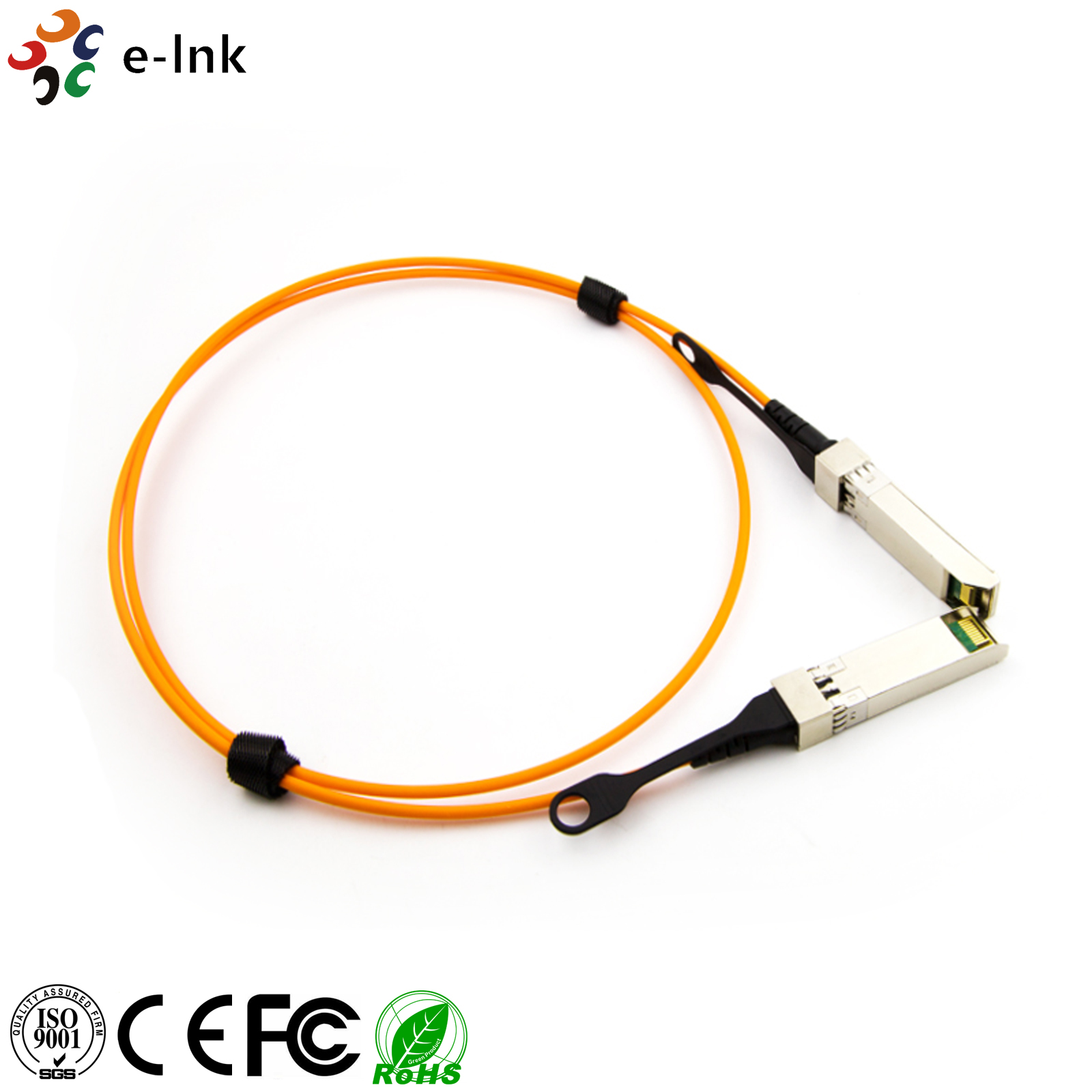 Активная длина кабеля 1м модуля ОМ2 приемопередатчика оптического волокна оптического кабеля 10Г СФП+ к СФП+
