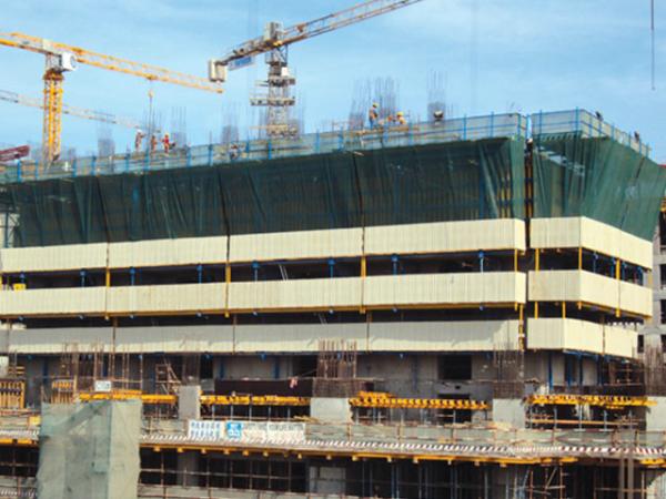 Hydraulic Climbing Wall Protection Panels for saving a lot of labor