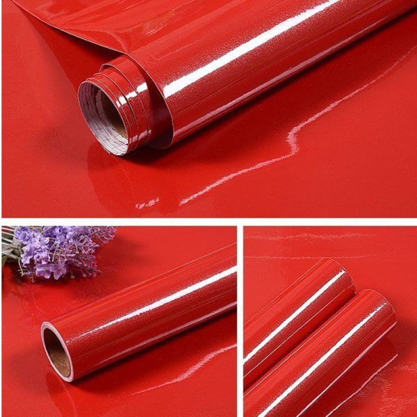 Ultra High Gloss PVC Decorative Film Mirror Finish Surface Foil Customized Color