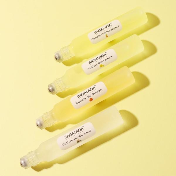 Ananas végétalien huile de cuticule naturelle pure collez votre logo en gros nutritif jojoba huile organique pour ongles