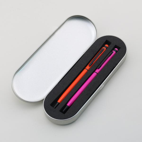 Colorful Metal Ballpoint Pen Touch Screen Twist Stylus Ball Pen For Office Business