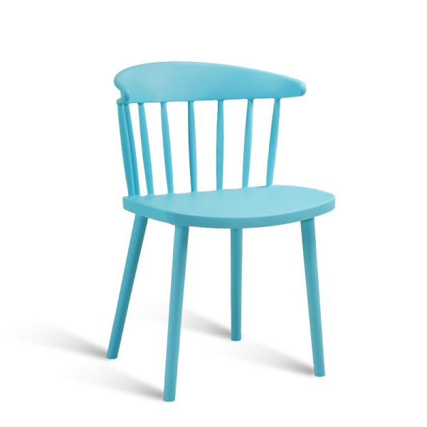 colorful pp plastic chairs dining modern windsor chair